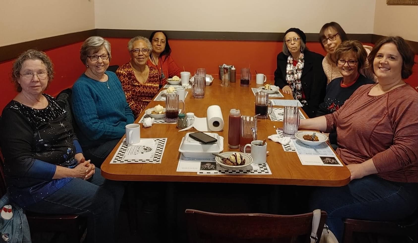 Women of the parish enjoying a brunch gathering together
